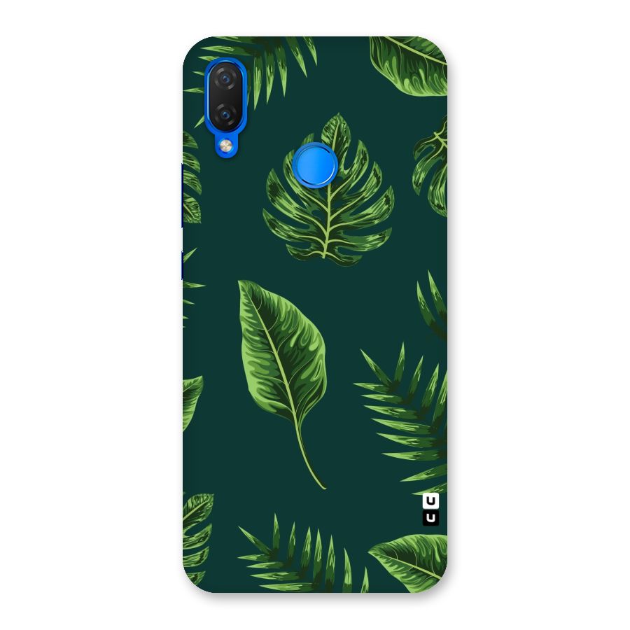 Green Leafs Back Case for Huawei P Smart+