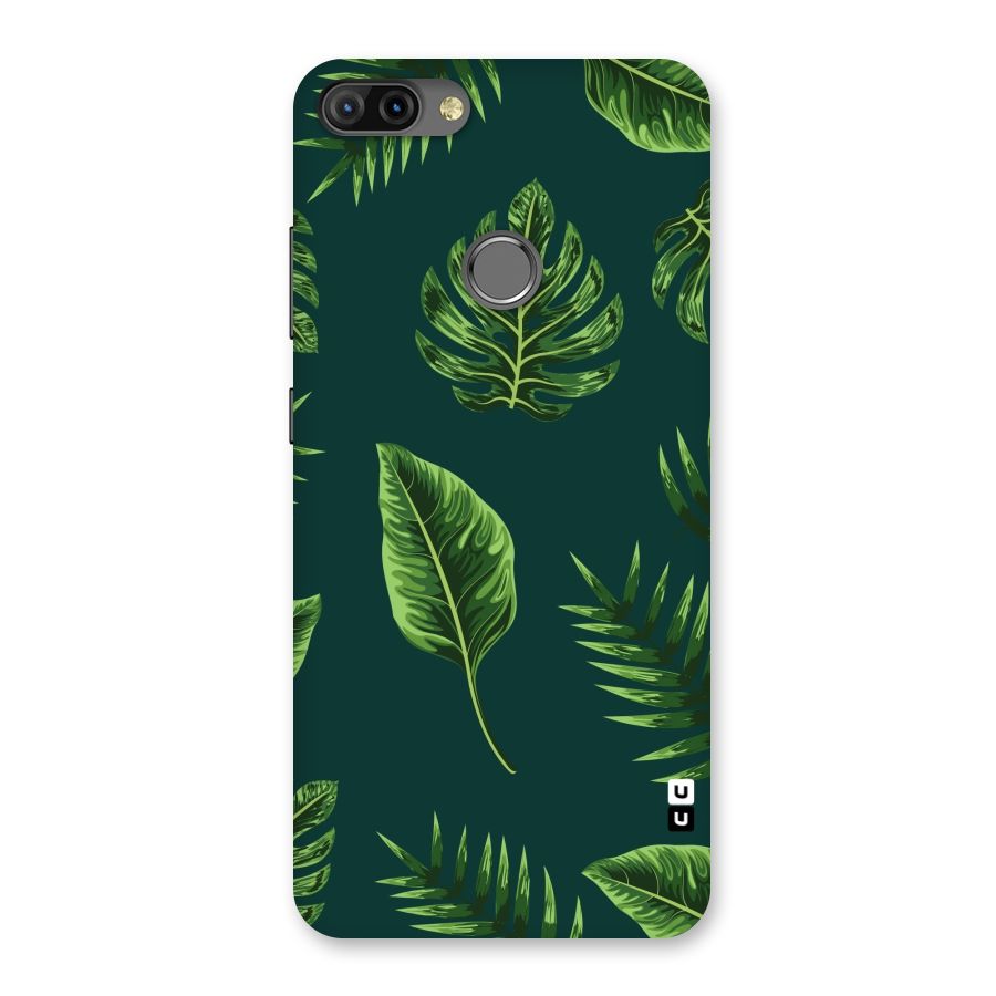 Green Leafs Back Case for Infinix Hot 6 Pro