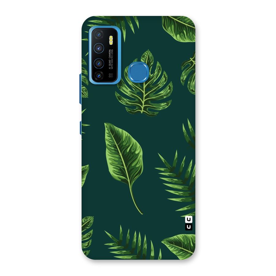 Green Leafs Back Case for Infinix Hot 9