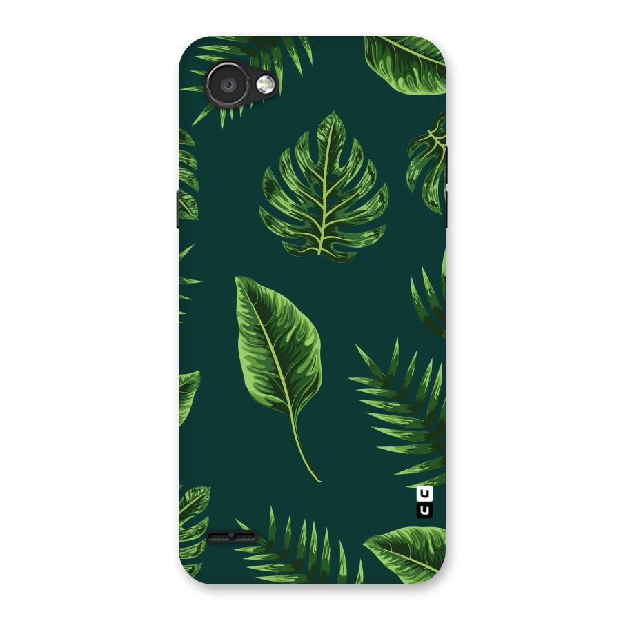 Green Leafs Back Case for LG Q6