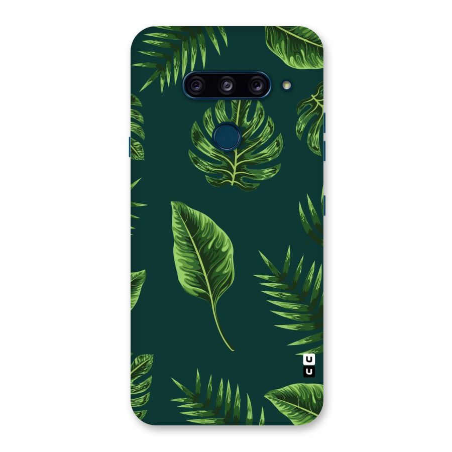 Green Leafs Back Case for LG  V40 ThinQ