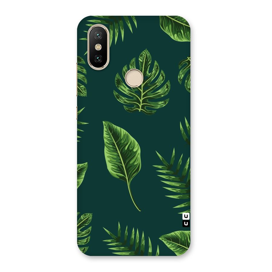 Green Leafs Back Case for Mi A2