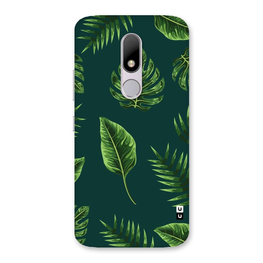 Green Leafs Back Case for Moto M