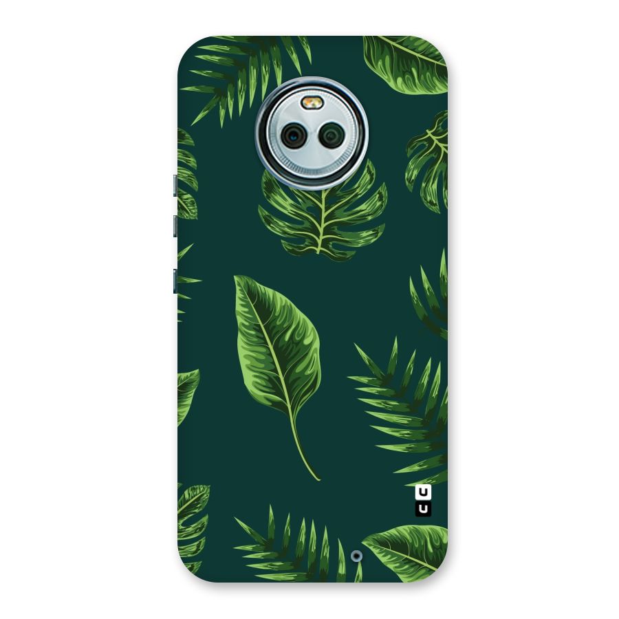 Green Leafs Back Case for Moto X4