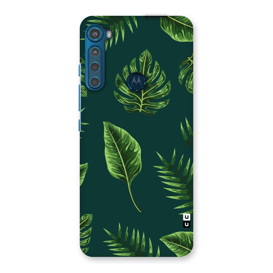 Green Leafs Back Case for Motorola One Fusion Plus