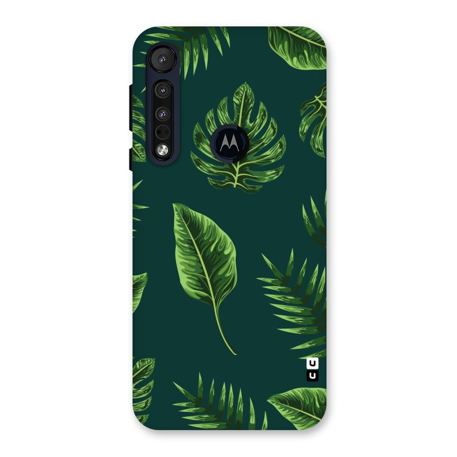 Green Leafs Back Case for Motorola One Macro