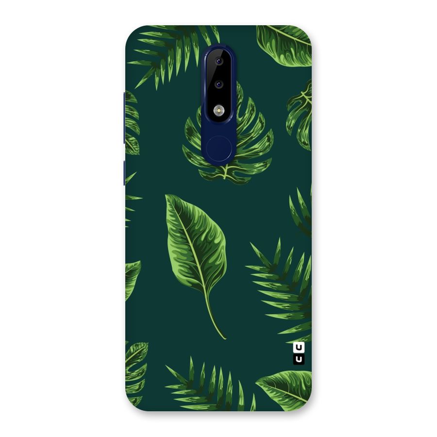 Green Leafs Back Case for Nokia 5.1 Plus