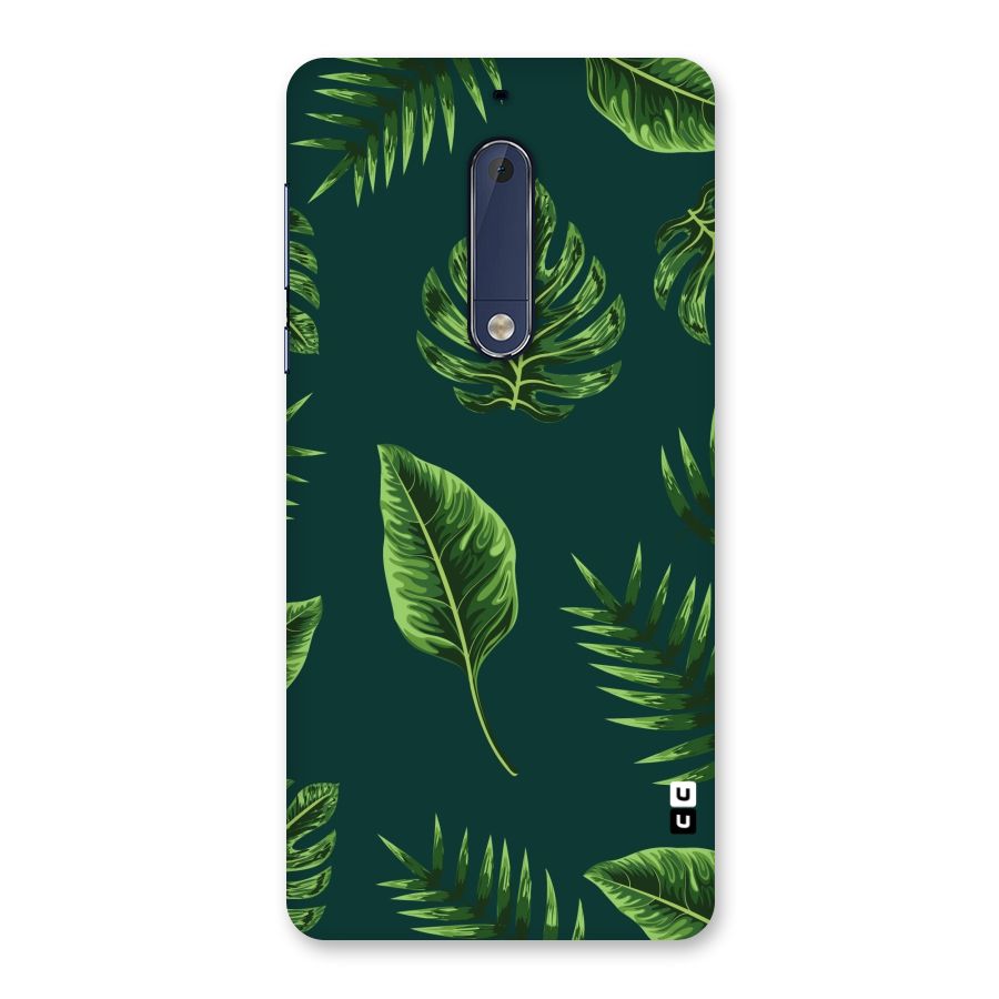 Green Leafs Back Case for Nokia 5