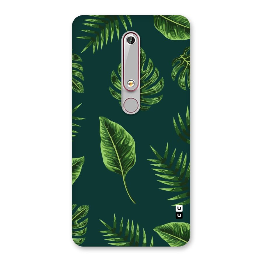 Green Leafs Back Case for Nokia 6.1