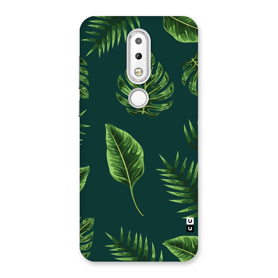 Green Leafs Back Case for Nokia 6.1 Plus