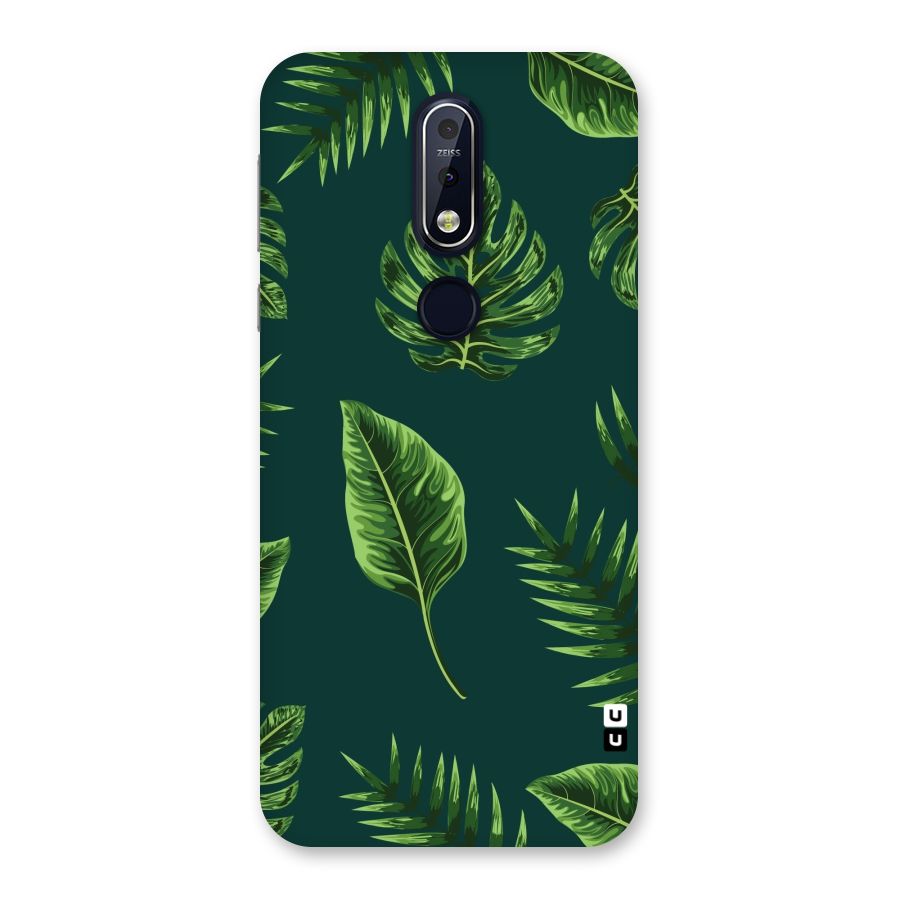 Green Leafs Back Case for Nokia 7.1