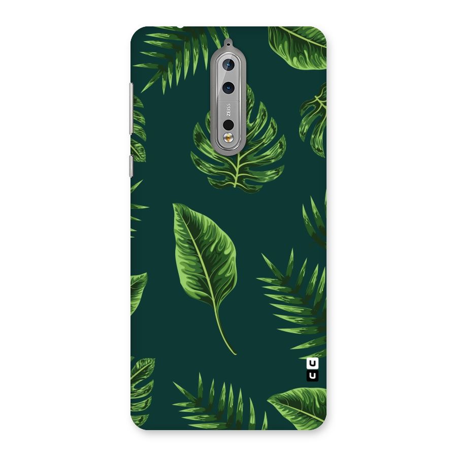 Green Leafs Back Case for Nokia 8