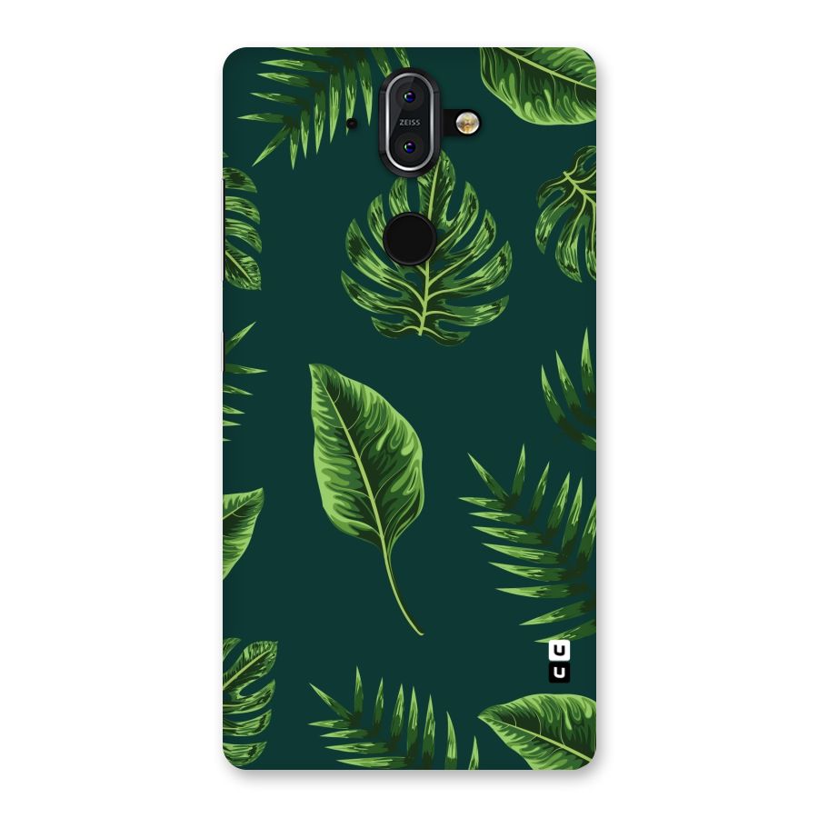 Green Leafs Back Case for Nokia 8 Sirocco
