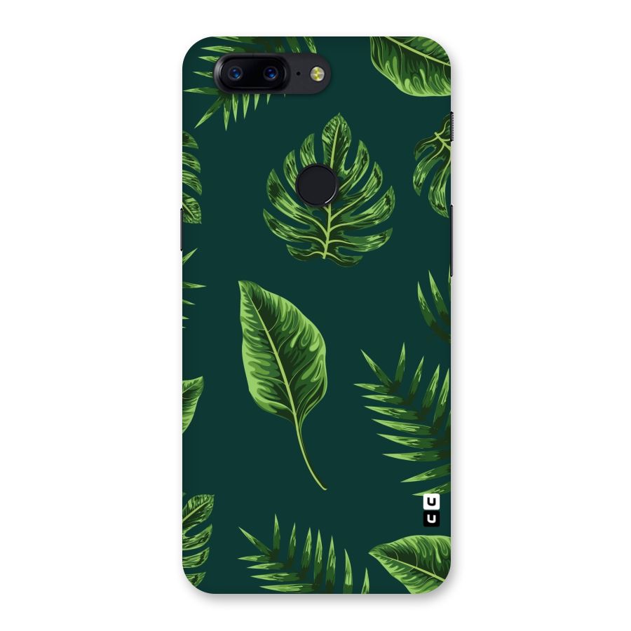 Green Leafs Back Case for OnePlus 5T