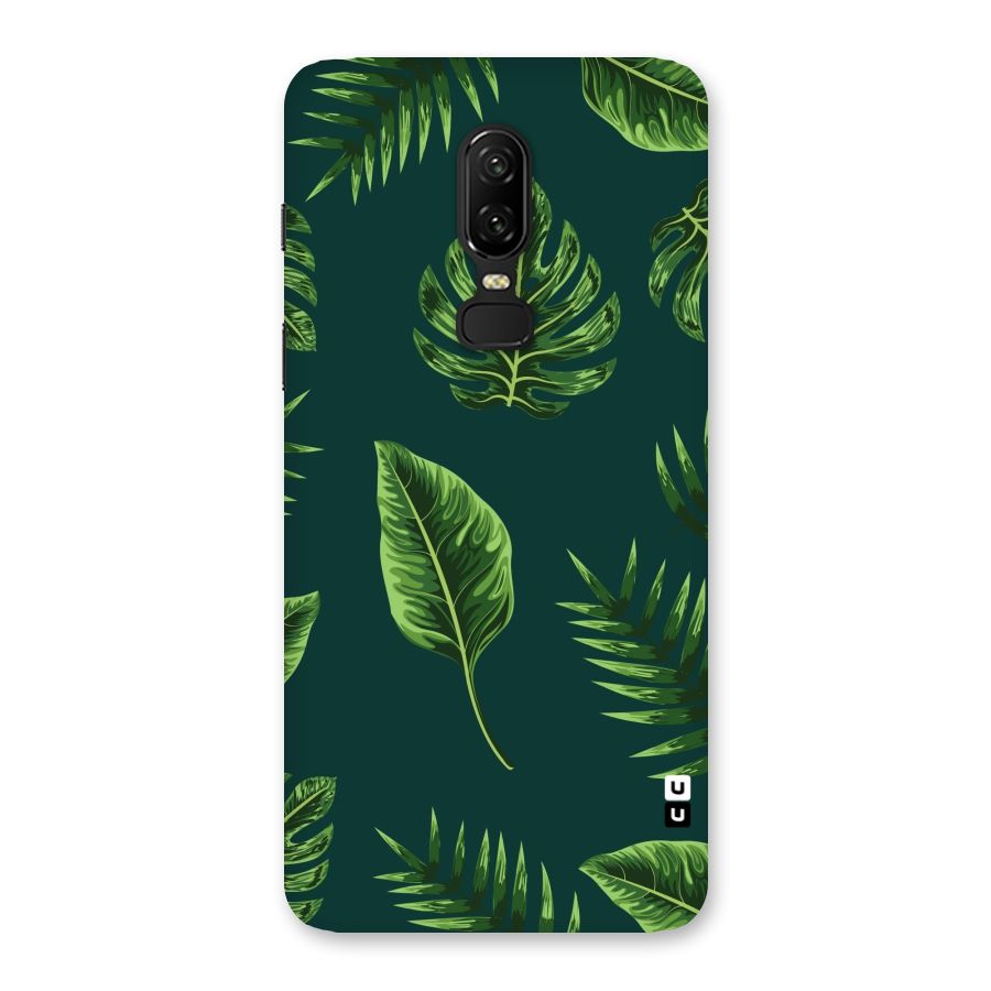 Green Leafs Back Case for OnePlus 6