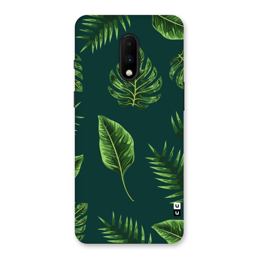 Green Leafs Back Case for OnePlus 7