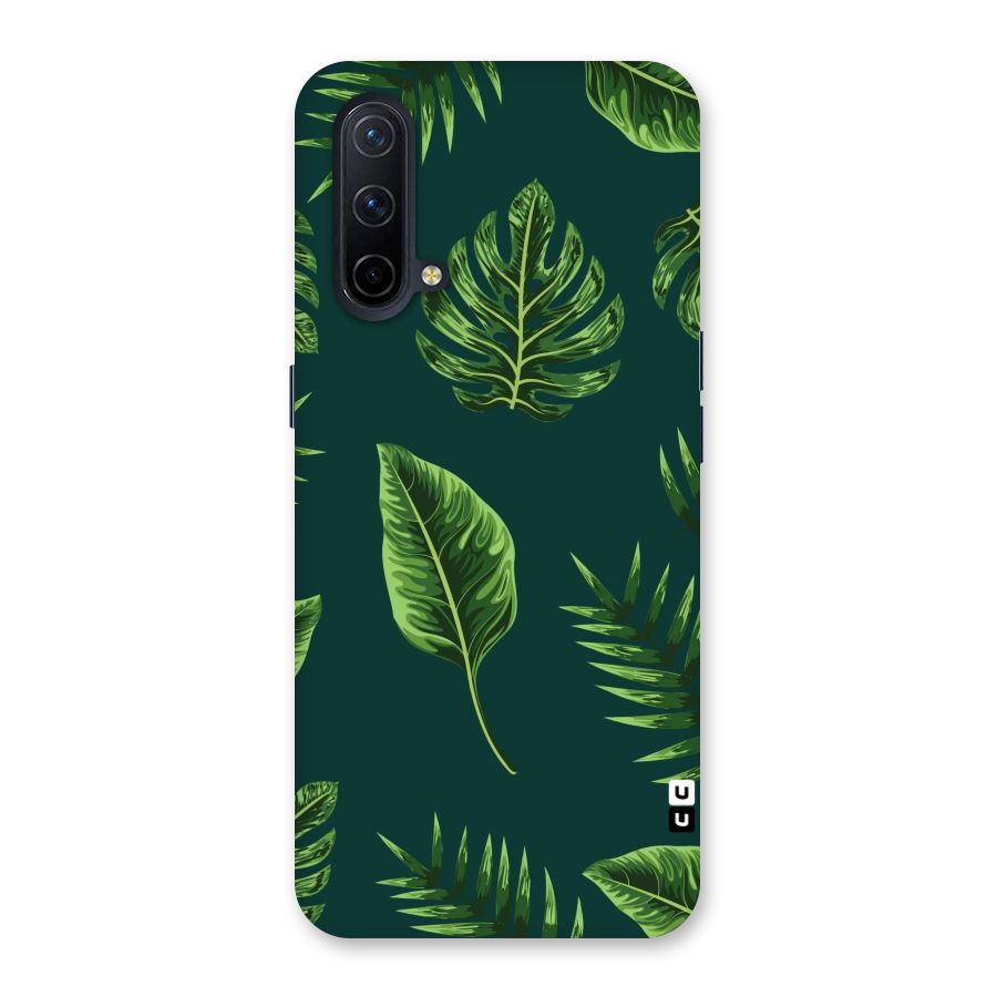Green Leafs Back Case for OnePlus Nord CE 5G