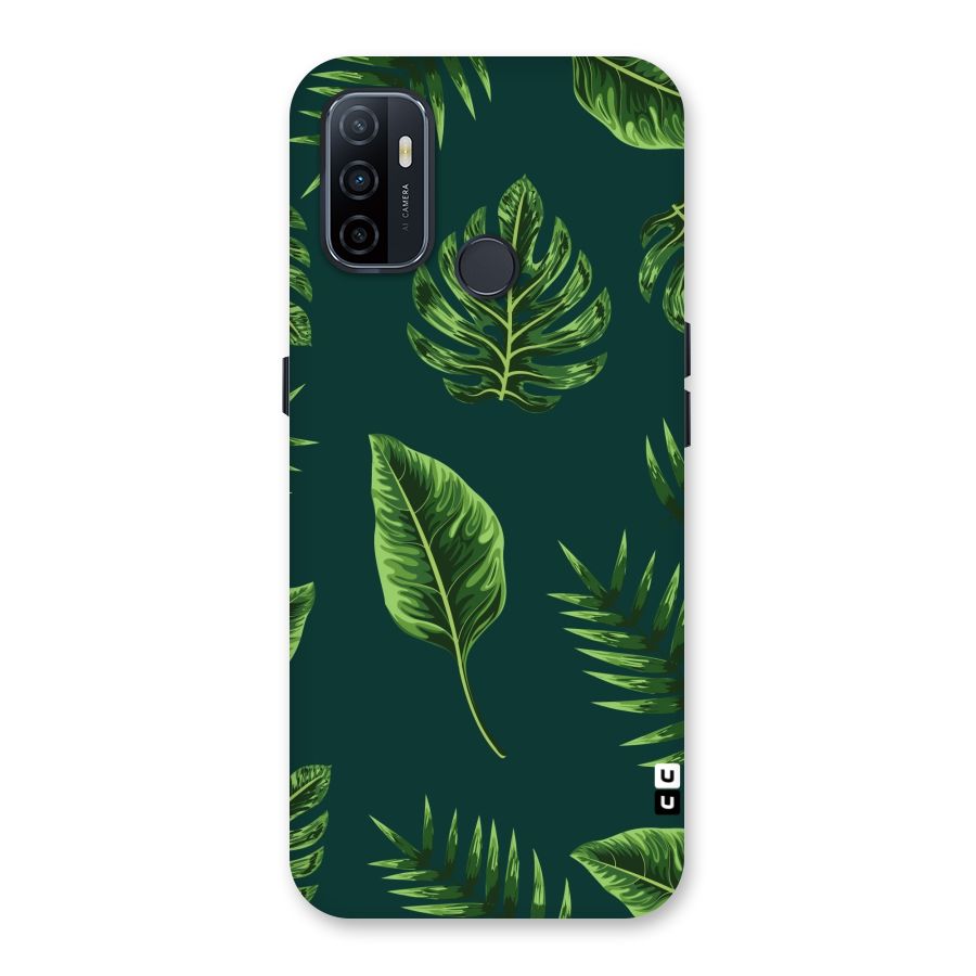 Green Leafs Back Case for Oppo A32