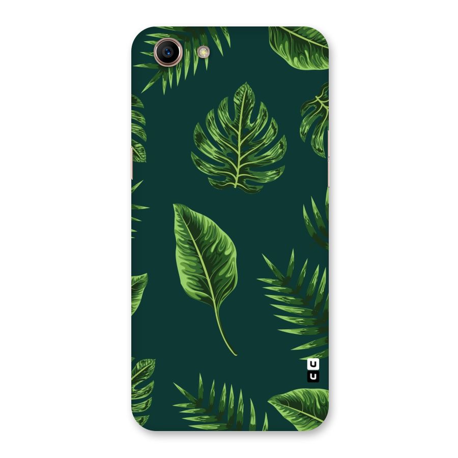Green Leafs Back Case for Oppo A83 (2018)
