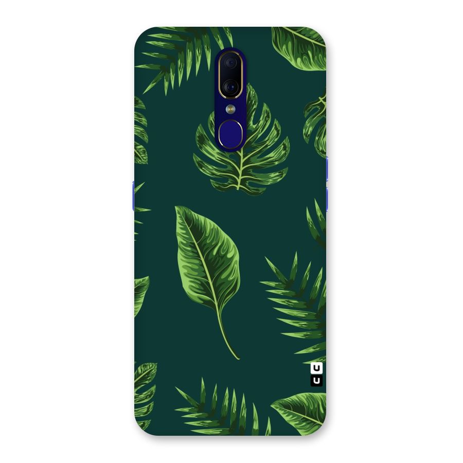 Green Leafs Back Case for Oppo F11