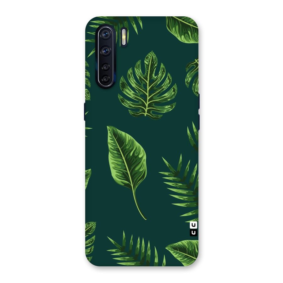 Green Leafs Back Case for Oppo F15