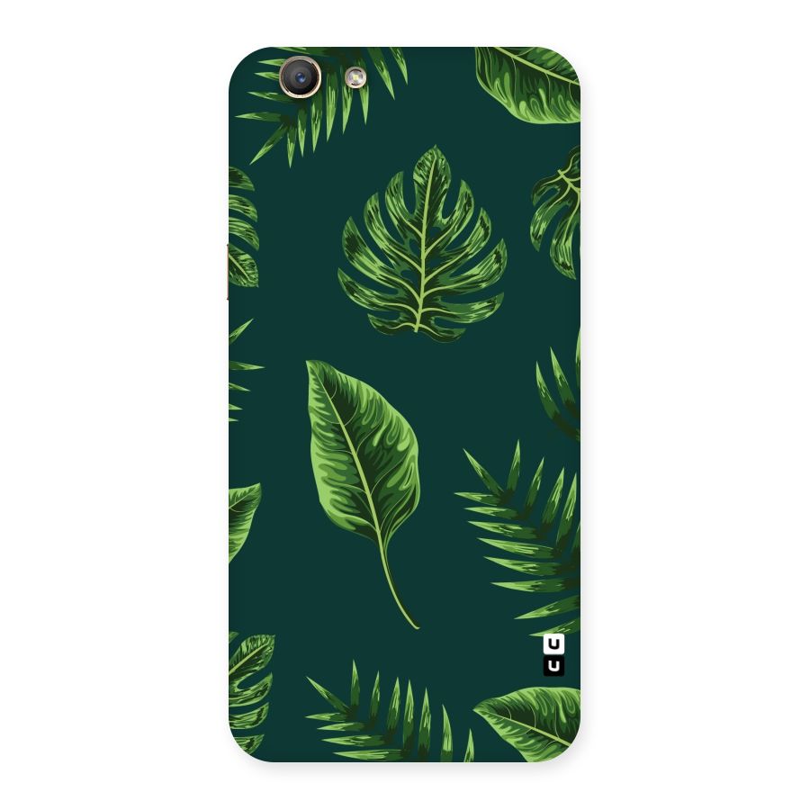 Green Leafs Back Case for Oppo F1s
