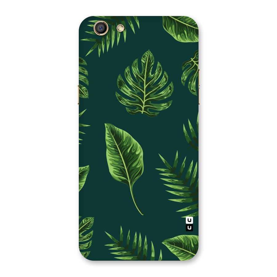 Green Leafs Back Case for Oppo F3