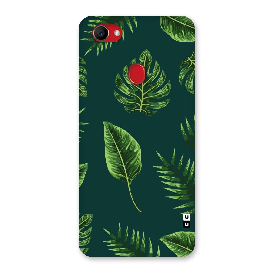 Green Leafs Back Case for Oppo F7