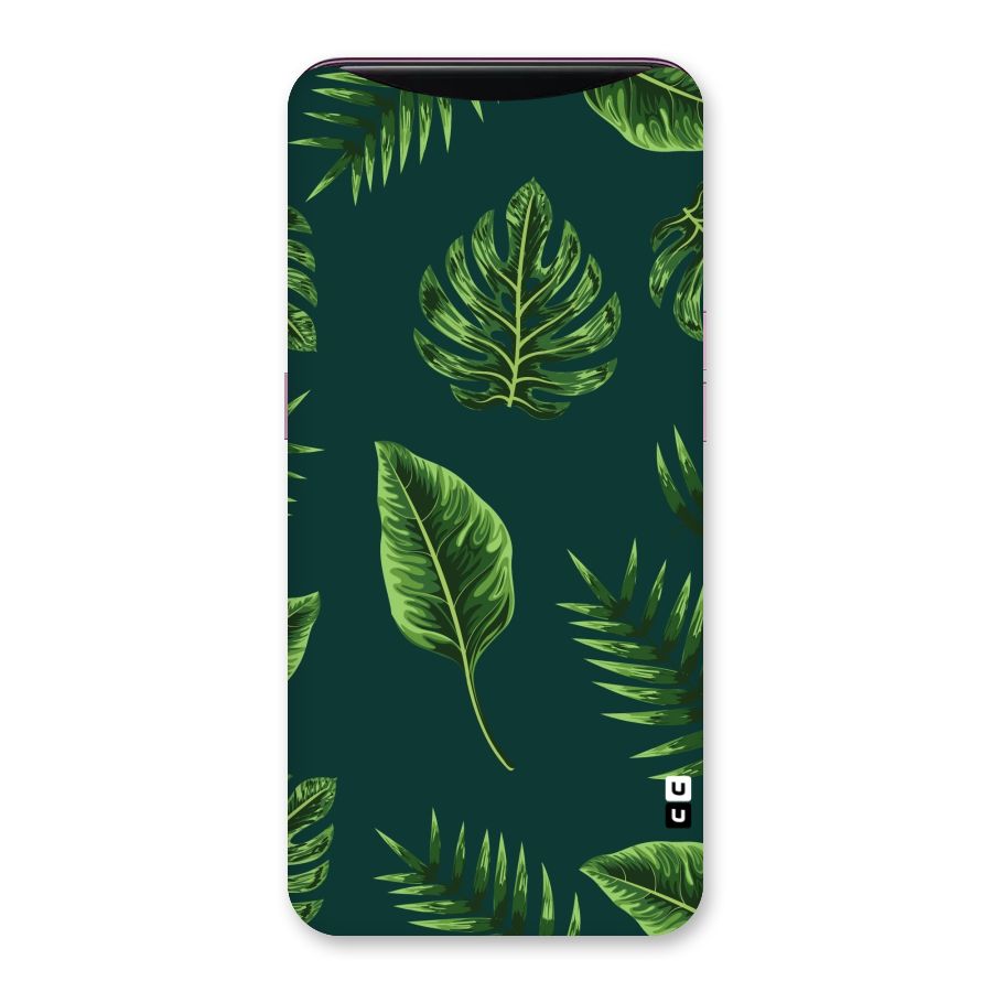 Green Leafs Back Case for Oppo Find X