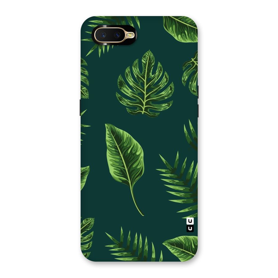 Green Leafs Back Case for Oppo K1
