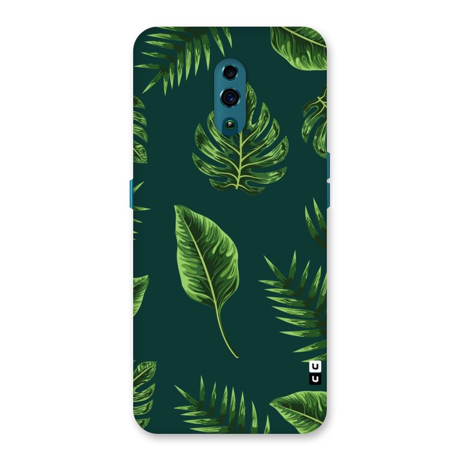 Green Leafs Back Case for Oppo Reno