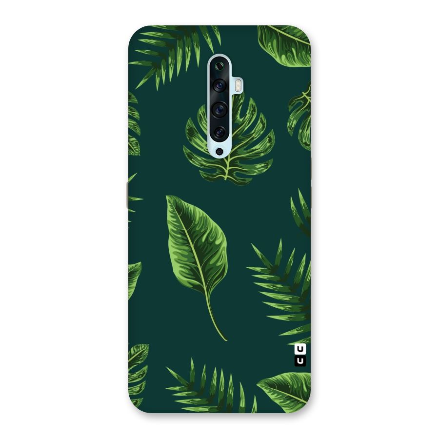 Green Leafs Back Case for Oppo Reno2 F