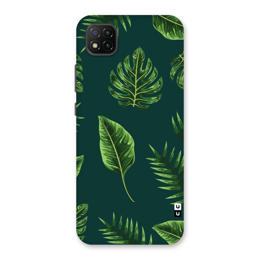 Green Leafs Back Case for Poco C3