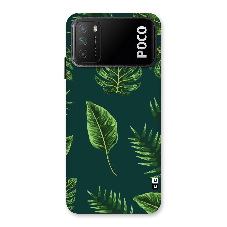 Green Leafs Back Case for Poco M3