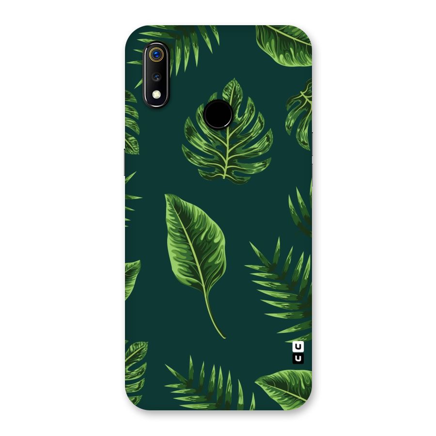 Green Leafs Back Case for Realme 3