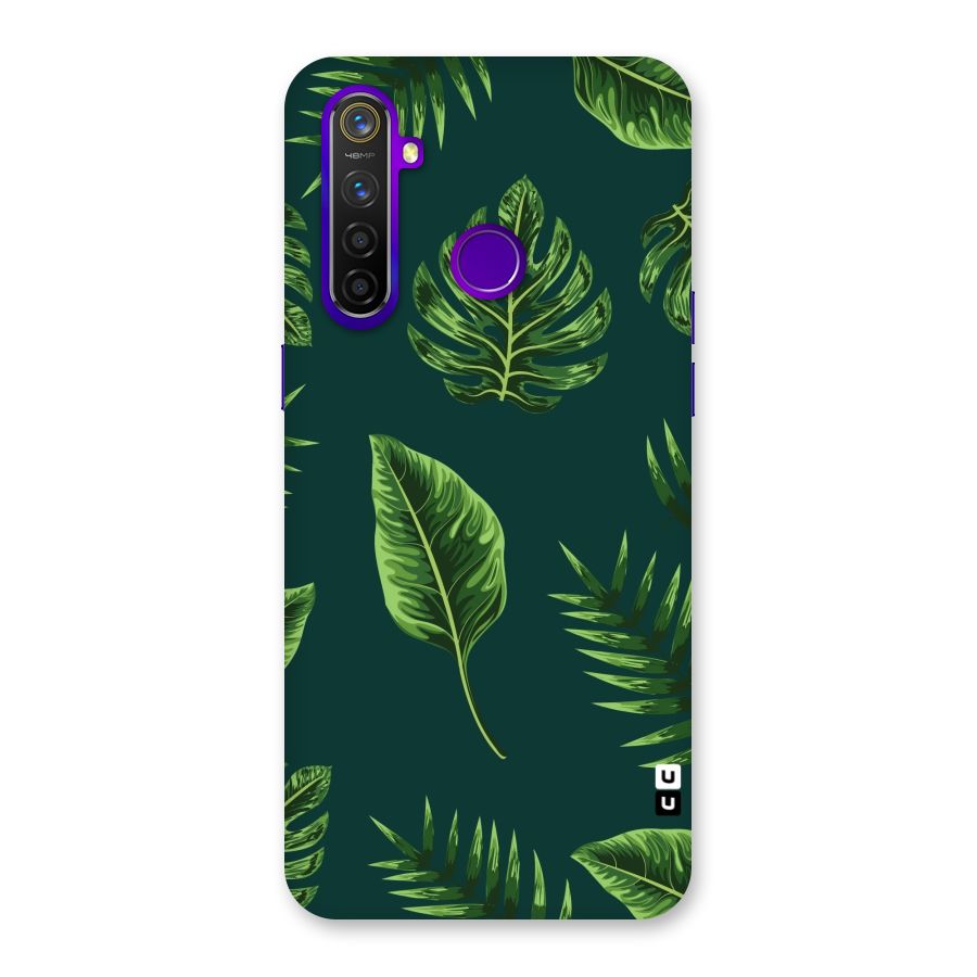 Green Leafs Back Case for Realme 5 Pro
