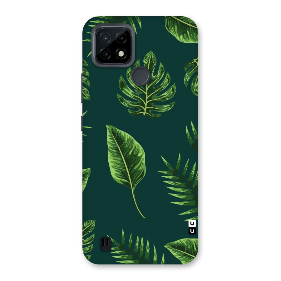 Green Leafs Back Case for Realme C21