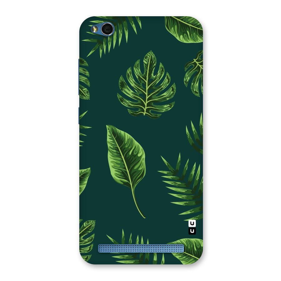 Green Leafs Back Case for Redmi 5A