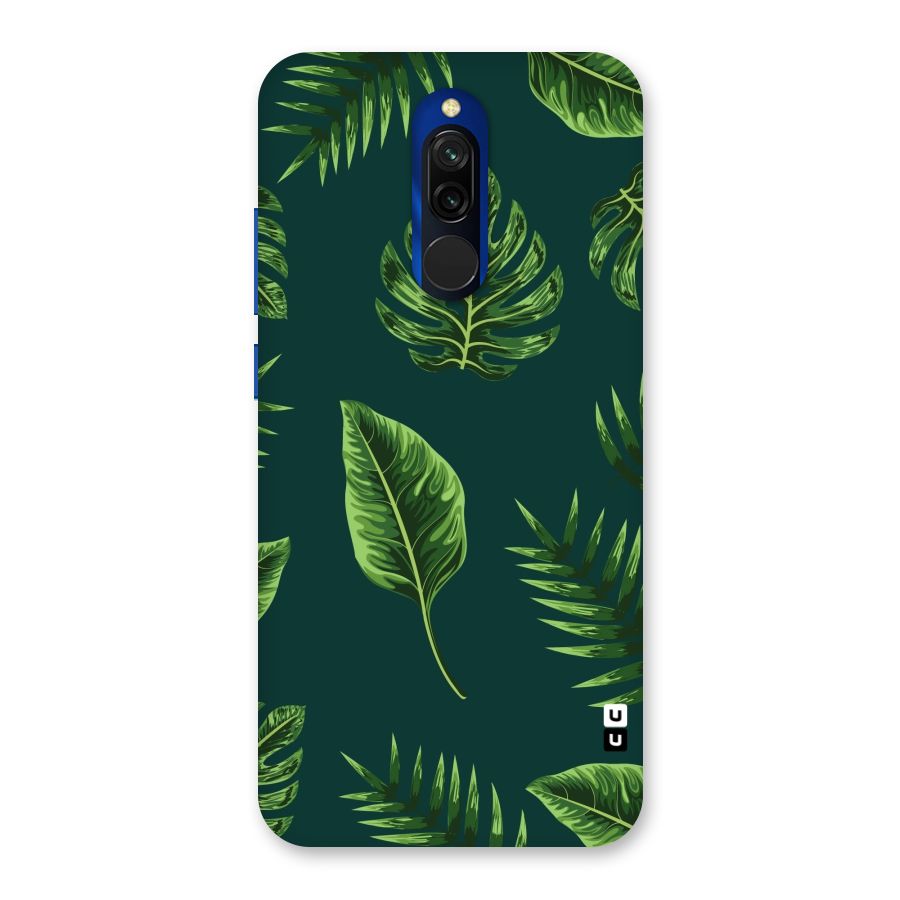 Green Leafs Back Case for Redmi 8