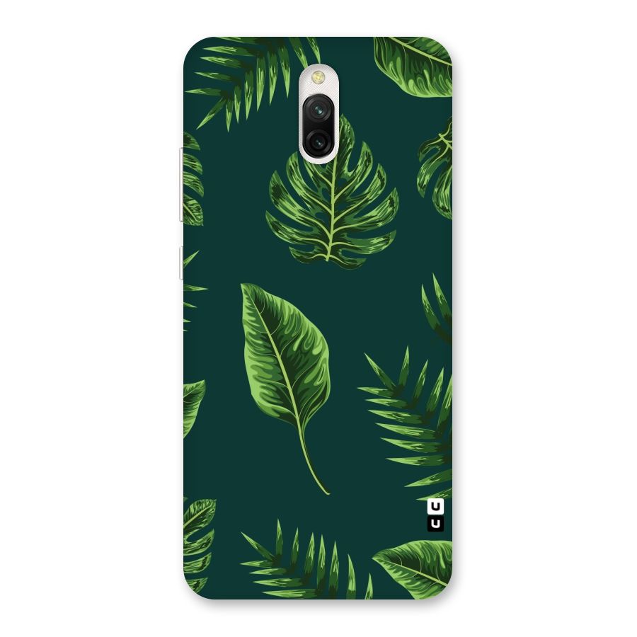 Green Leafs Back Case for Redmi 8A Dual