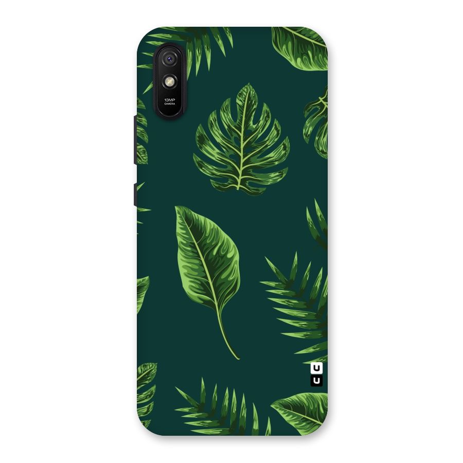 Green Leafs Back Case for Redmi 9A