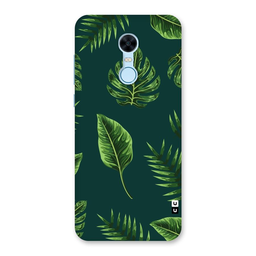Green Leafs Back Case for Redmi Note 5