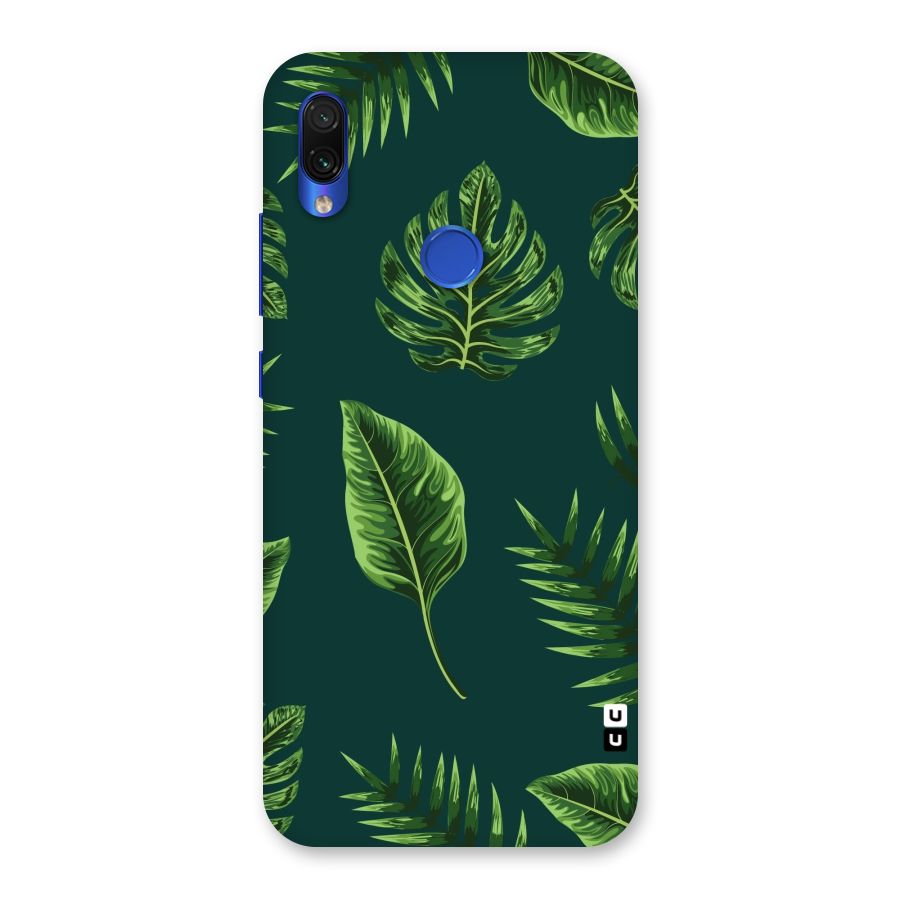 Green Leafs Back Case for Redmi Note 7S
