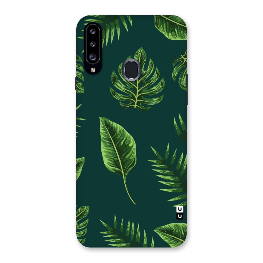 Green Leafs Back Case for Samsung Galaxy A20s