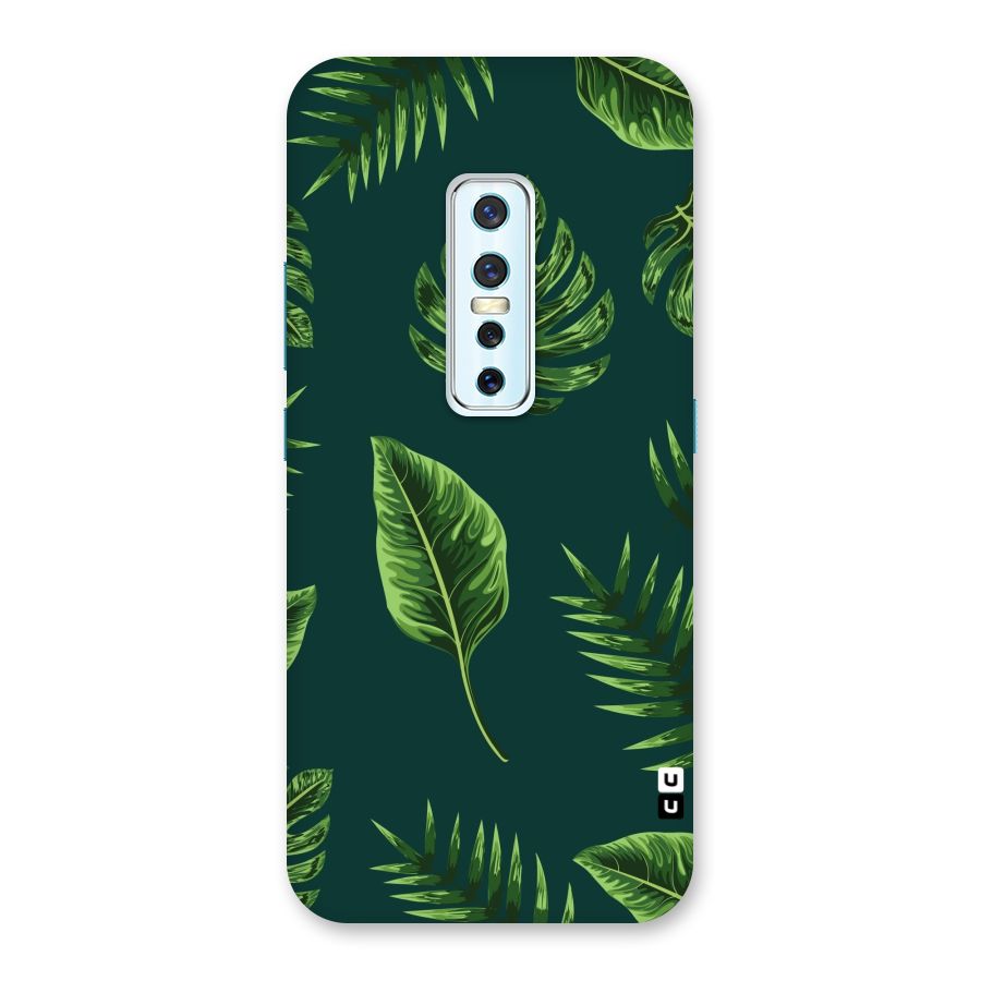 Green Leafs Back Case for Vivo V17 Pro