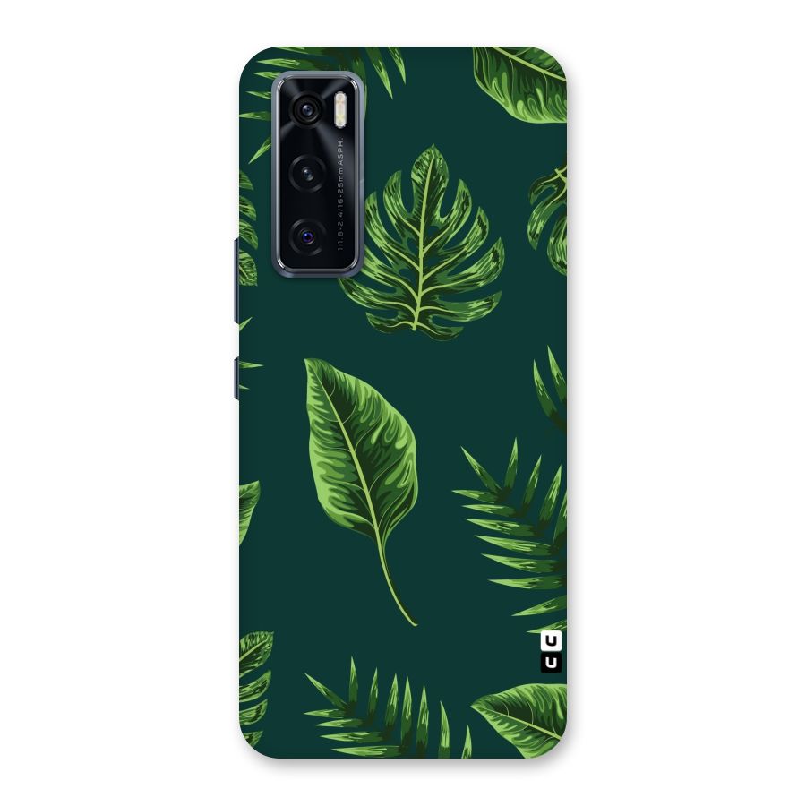 Green Leafs Back Case for Vivo V20 SE
