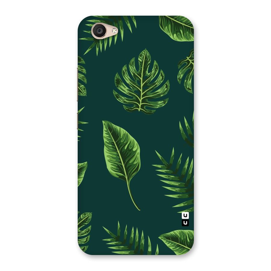 Green Leafs Back Case for Vivo V5 Plus