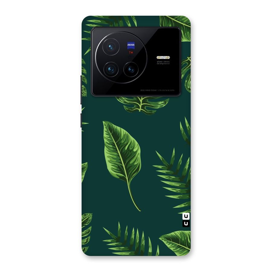 Green Leafs Back Case for Vivo X80