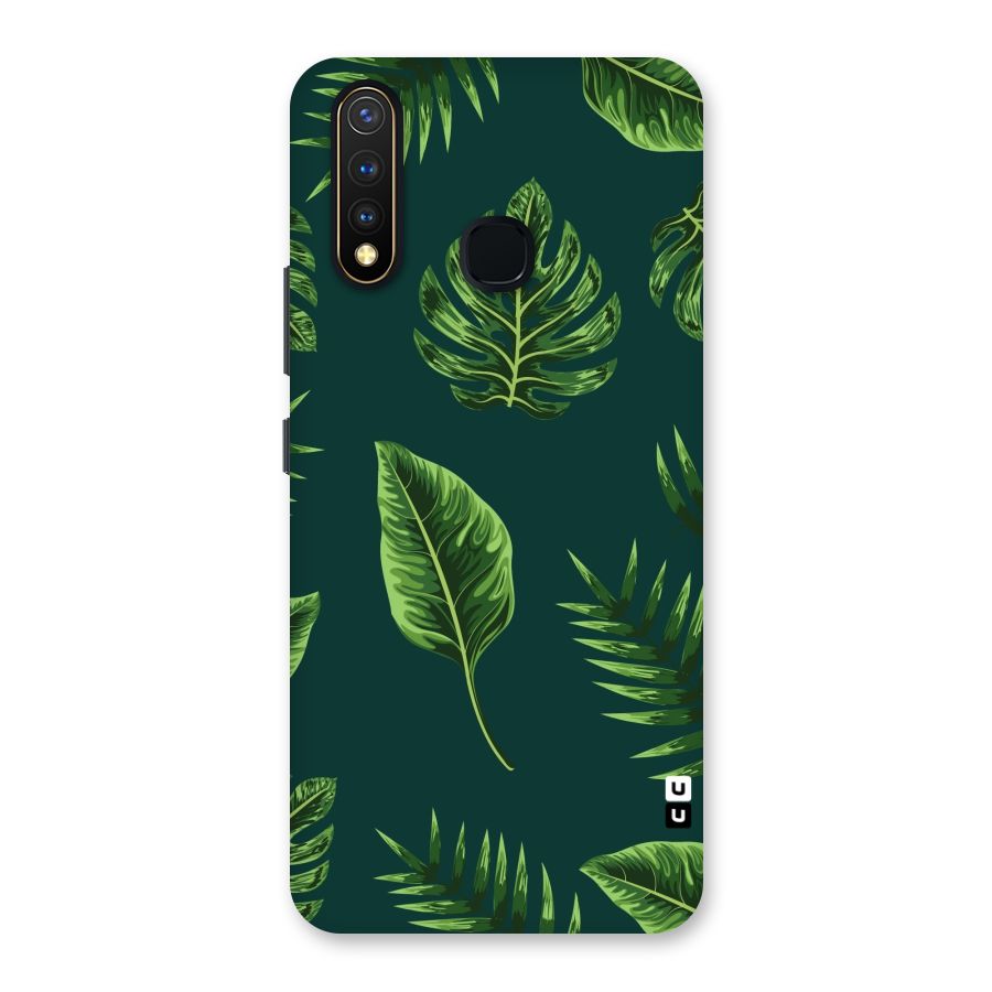 Green Leafs Back Case for Vivo Y19
