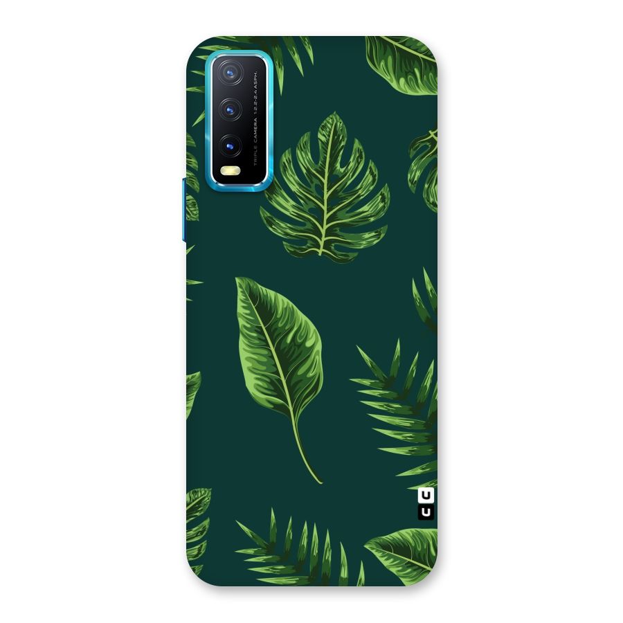 Green Leafs Back Case for Vivo Y20